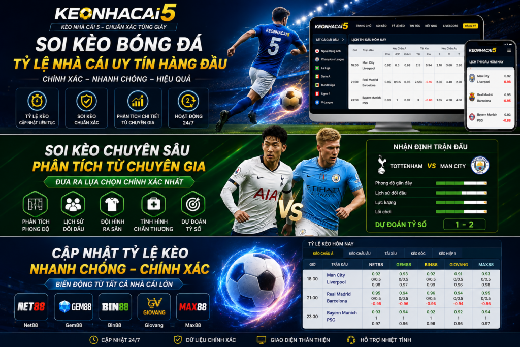 Cách đọc bảng soi kèo nhà cái 5 hiệu quả